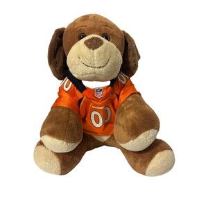 Build-A-Bear~NFLDenver Broncos 00 Dog Fan Plush with NFL Broncos Shirt Go Team